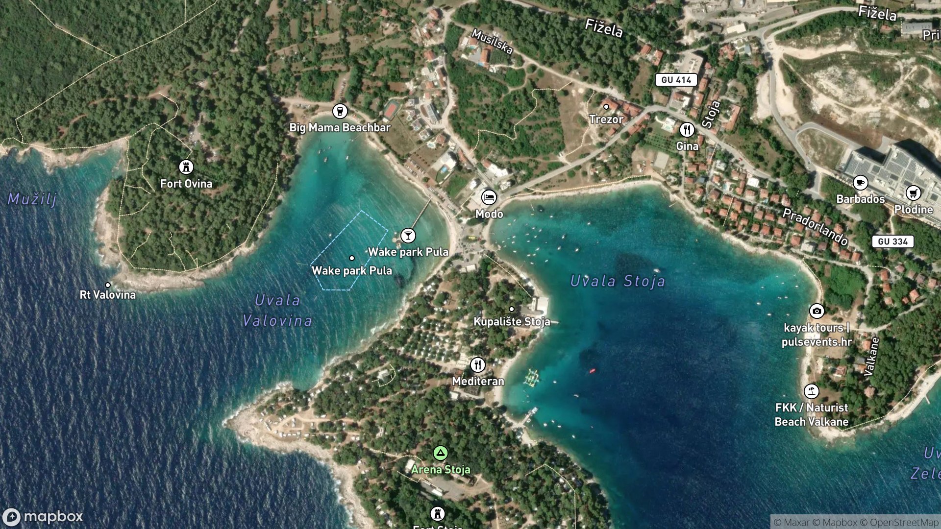 Arena Stoja Campsite, Pula