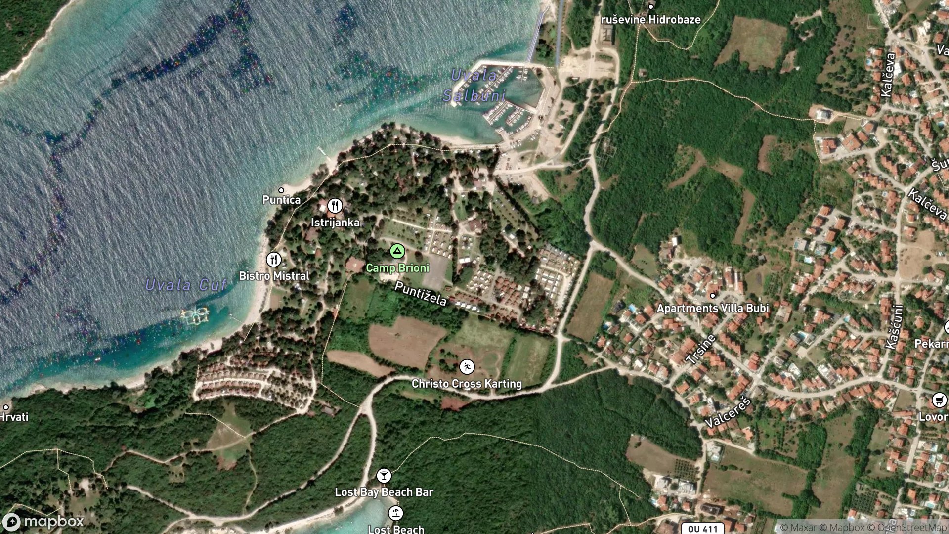 Brioni Sunny Camping, Štinjan